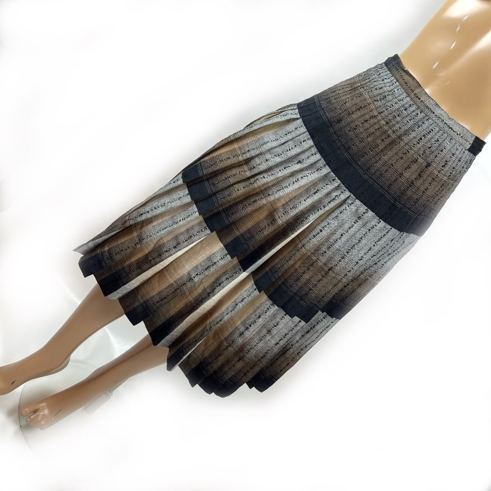 VINTAGE 1980s Highland Queen Virgin Wool Pleated